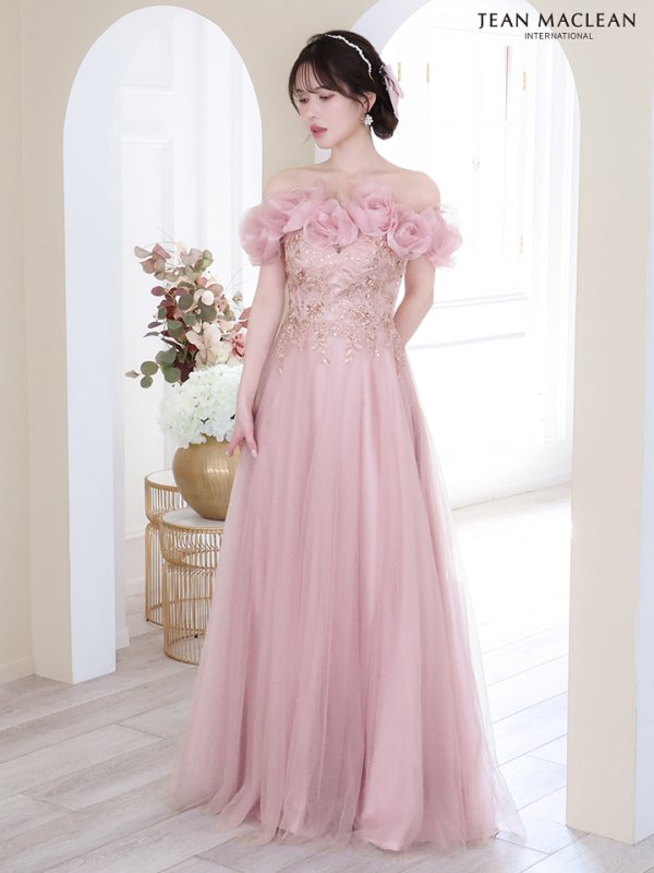 ピンクベージュ モデル:ゆめ 身長:160cm 着用サイズ:Mサイズ