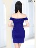 パープルネイビー モデル：まおちゃる　身長：158cm　着用サイズ：Sサイズ