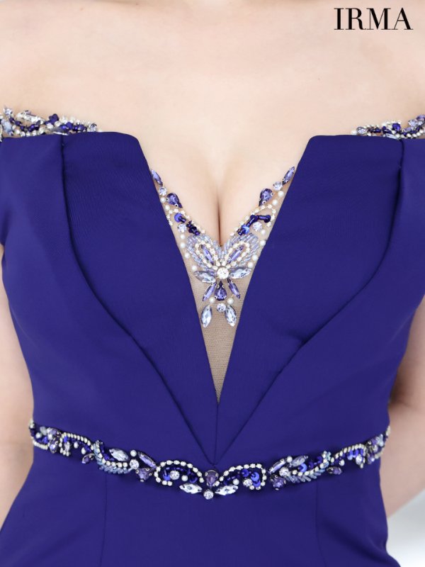 パープルネイビー モデル:まおちゃる 身長:158cm 着用サイズ:Sサイズ