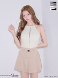 再入荷商品【Glossy/グロッシー】バイカラー/ アメスリ/ ストレッチ/ セットアップ/ ミニドレス/ キャバドレス[OF08]