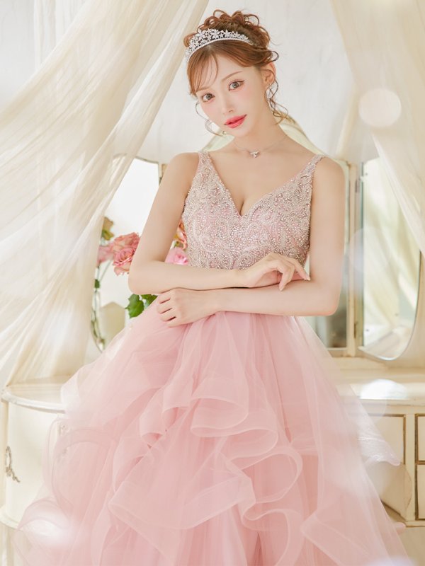 ピンク モデル:明日花キララ 身長:162cm 着用サイズ:Sサイズ