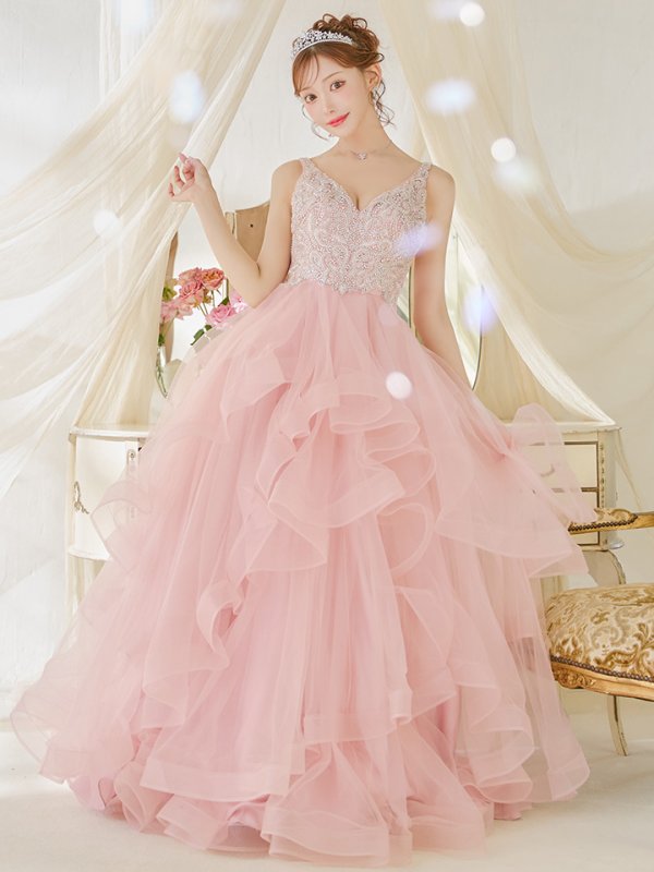 ピンク モデル:明日花キララ 身長:162cm 着用サイズ:Sサイズ