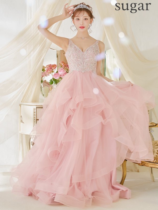 ピンク モデル:明日花キララ 身長:162cm 着用サイズ:Sサイズ