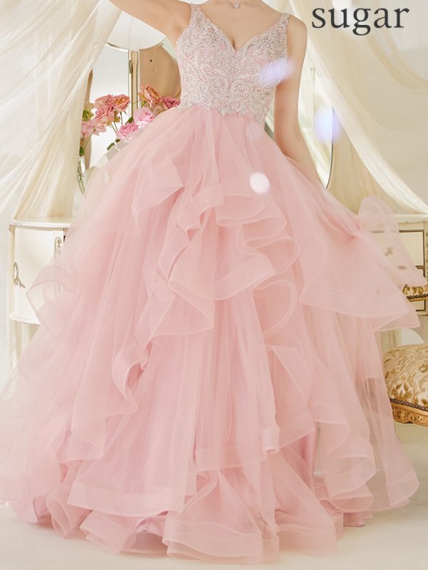 ピンク モデル:明日花キララ 身長:162cm 着用サイズ:Sサイズ