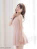 ピンクベージュ　モデル：羽澄まり　身長：158cm　着用サイズ：Sサイズ