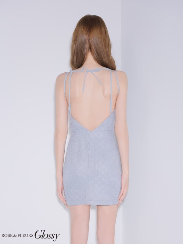 ブルーグレー　モデル：しおん　身長：158cm　着用サイズ：Sサイズ