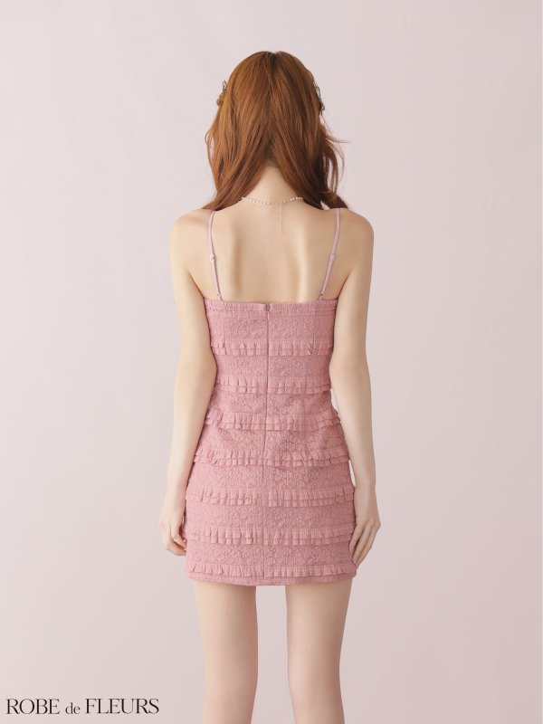 ピンク　モデル：まりん　身長：164cm　着用サイズ：Sサイズ