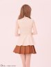 ベージュxブラウン　モデル：ゆめ　身長：160cm　着用サイズ：Sサイズ　