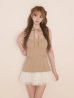 ベージュ　モデル：咲希　身長：164cm　着用サイズ：Sサイズ