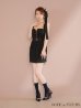 ブラック モデル：ももか　身長：156cm　着用サイズ：Sサイズ