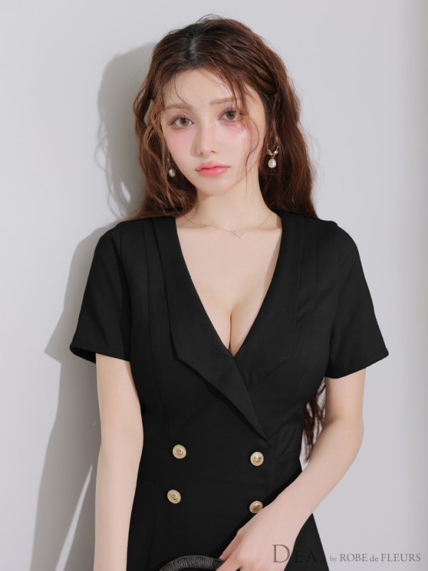ブラック　モデル：ももか　身長：156cm　着用サイズ：Sサイズ