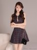 ネイビー モデル：ももか　身長：156cm　着用サイズ：Sサイズ