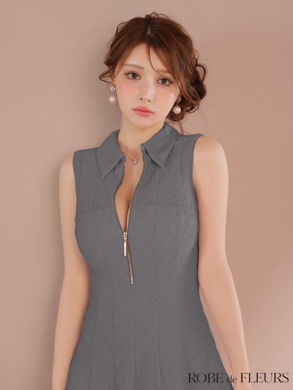 グレー モデル:ももか 身長:156cm 着用サイズ:Sサイズ