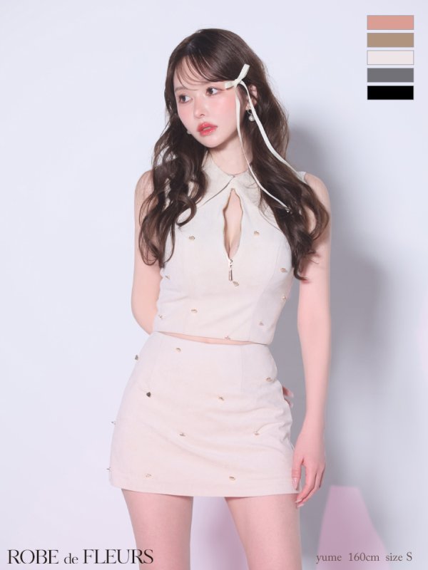 アイボリー モデル：ゆめ　身長：160cm　着用サイズ：Sサイズ