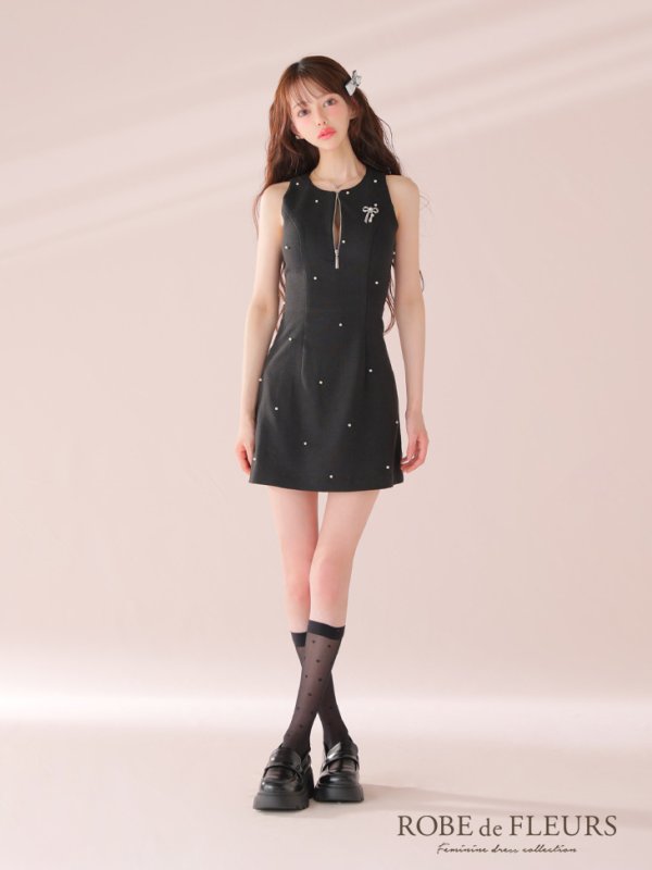 ブラック モデル:るい 身長:161cm 着用サイズ:Sサイズ