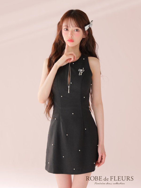 ブラック モデル:るい 身長:161cm 着用サイズ:Sサイズ