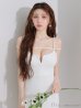 ホワイト モデル：ももか　身長：156cm　着用サイズ：Sサイズ