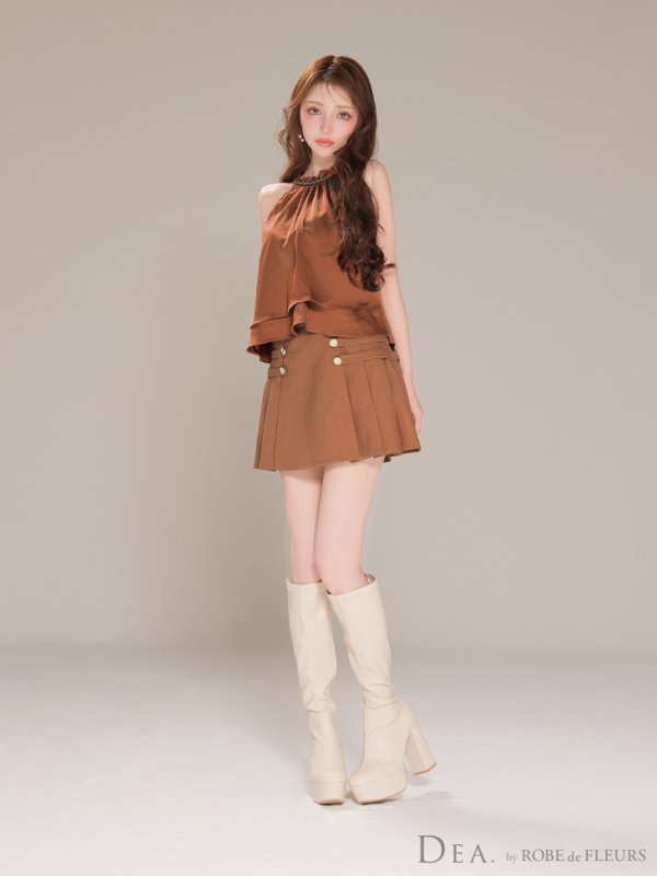 キャメル モデル：ももか　身長：156cm　着用サイズ：Sサイズ