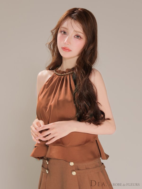 キャメル モデル：ももか　身長：156cm　着用サイズ：Sサイズ