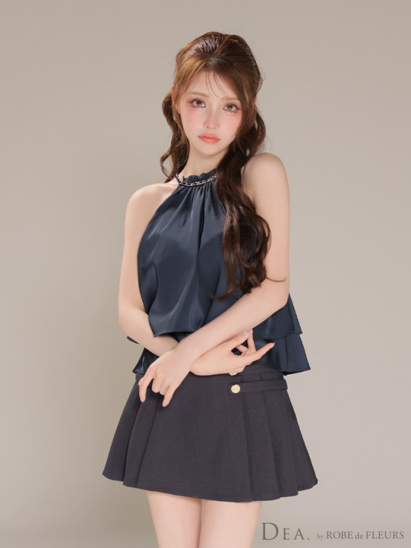 ネイビー モデル：ももか　身長：156cm　着用サイズ：Sサイズ