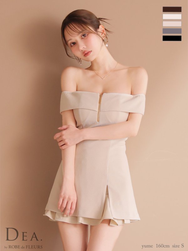 アイボリー　モデル：ゆめ　身長：160cm　着用サイズ：Sサイズ