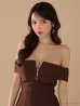 ブラウン　モデル：ゆめ　身長：160cm　着用サイズ：Sサイズ