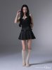 ブラック モデル：まおちゃる　身長：158cm　着用サイズ：Sサイズ