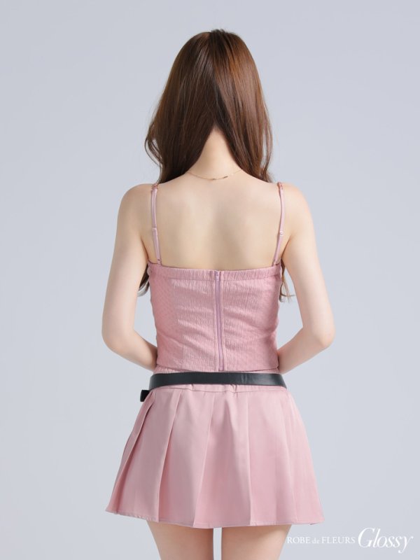 ピンク モデル：ゆめ　身長：160cm　着用サイズ：Sサイズ