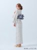 ブルー モデル：まみ　身長：161cm　着用サイズ：Fサイズ