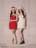 レッド　まりあ 身長：167cm　着用サイズ：Sサイズ　ホワイト　ももか 身長：156cm　着用サイズ：Sサイズ