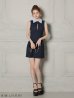 ネイビー　モデル：ももか　身長：156cm　着用サイズ：Sサイズ
