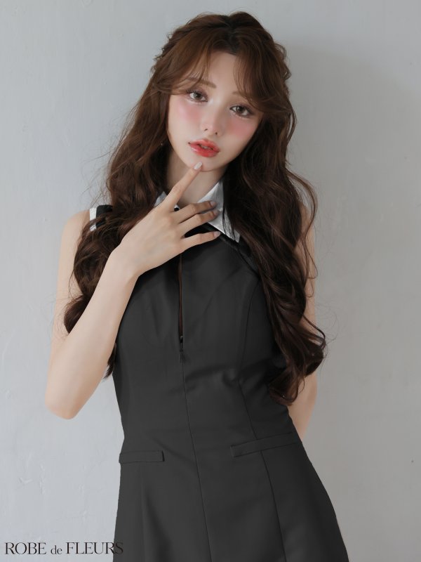 ブラック　モデル：ももか　身長：156cm　着用サイズ：Sサイズ