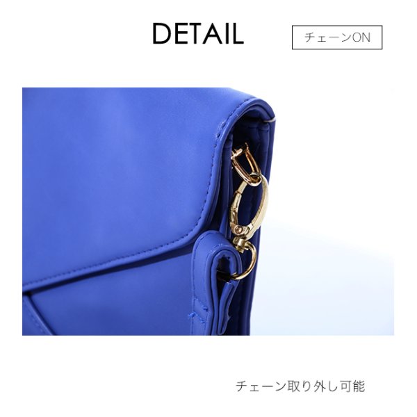 画像5: フェイクレザークラッチバッグ[OF04]