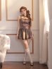 ブラウン　モデル：まみ　身長：161cm　着用サイズ：Sサイズ
