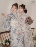 ブルー　モデル：ゆめ　身長：160cm　着用サイズ：Fサイズ　ベージュ　モデル：ももか　身長：156cm　着用サイズ：Fサイズ