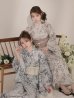 ブルー　モデル：ゆめ　身長：160cm　着用サイズ：Fサイズ　ベージュ　モデル：ももか　身長：156cm　着用サイズ：Fサイズ
