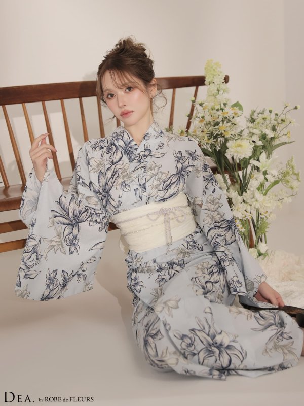 ブルー　モデル：ゆめ　身長：160cm　着用サイズ：Fサイズ