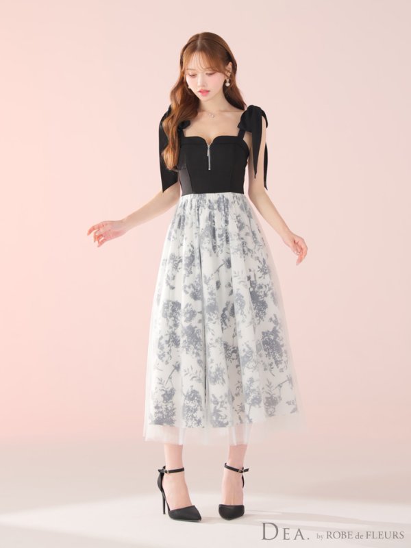 ブラック モデル：ゆめ　身長：160cm　着用サイズ：Sサイズ