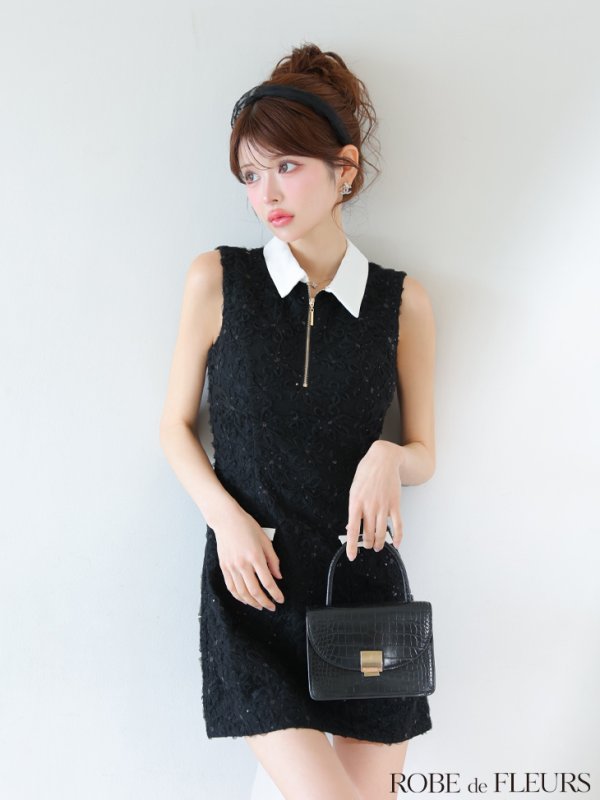 ブラック　モデル：まりん　身長：164cm　着用サイズ：Sサイズ