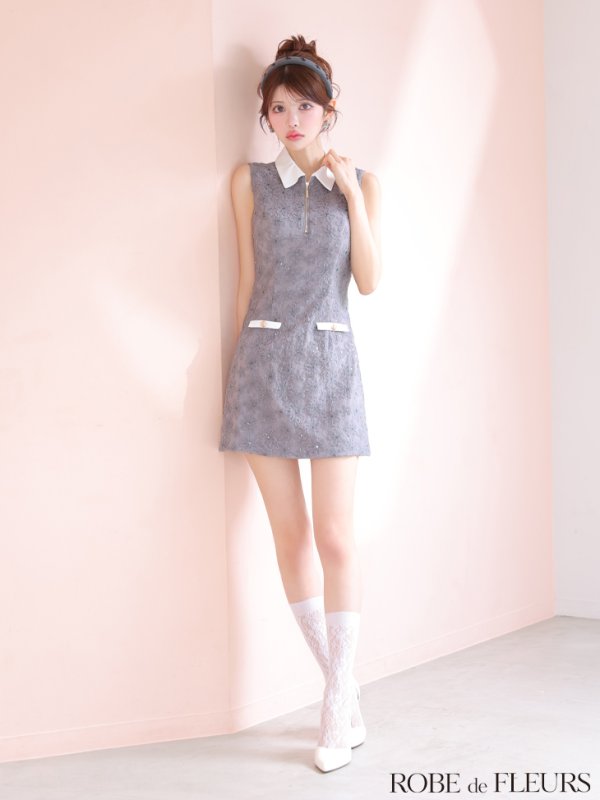 グレー　モデル：まりん　身長：164cm　着用サイズ：Sサイズ