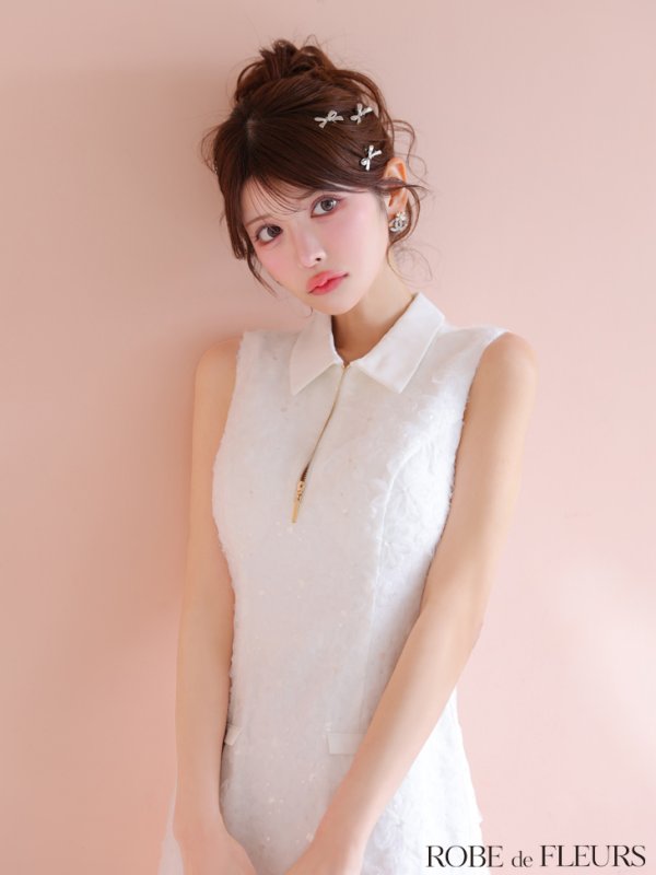 ホワイト　モデル：まりん　身長：164cm　着用サイズ：Sサイズ