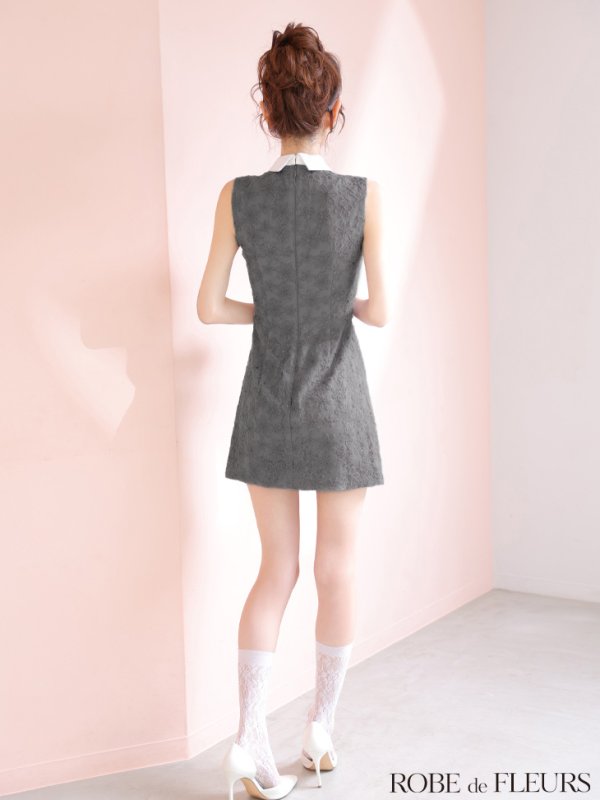 グレー　モデル：まりん　身長：164cm　着用サイズ：Sサイズ