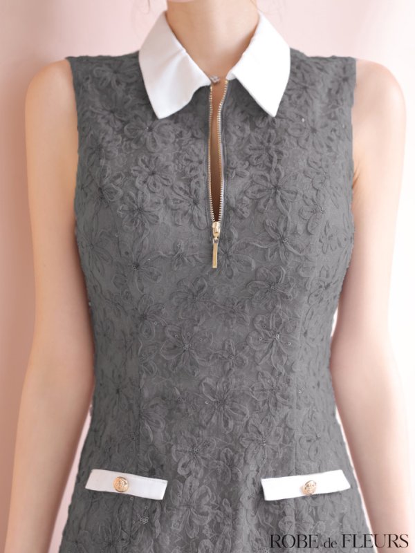 グレー　モデル：まりん　身長：164cm　着用サイズ：Sサイズ