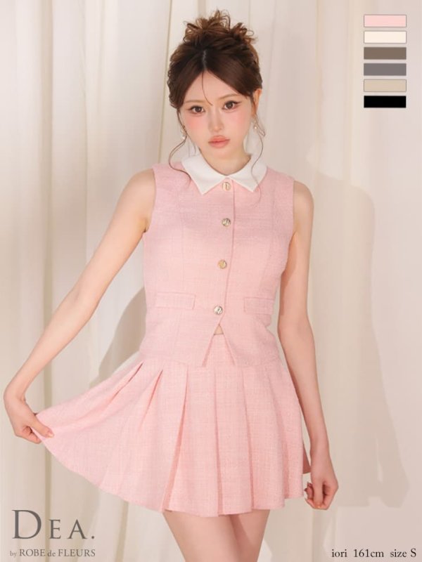 ピンク　モデル：いおり　身長：161cm　着用サイズ：Sサイズ