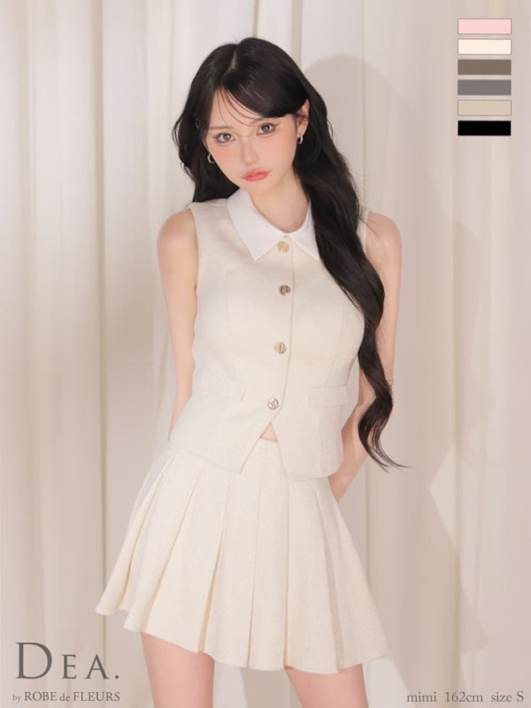 アイボリー　モデル：みみ　身長：162cm　着用サイズ：Sサイズ