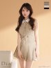 ベージュ　モデル：ゆめ　身長：160cm　着用サイズ：Sサイズ