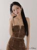 ブラウン　モデル：まおちゃる　身長：158cm　着用サイズ：Sサイズ