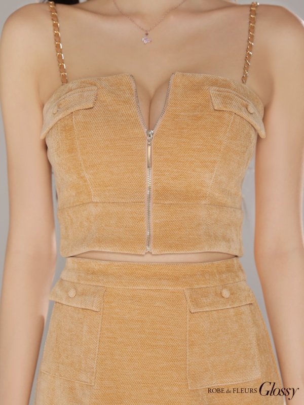 キャメル　モデル：ハニ　身長：162cm　着用サイズ：Sサイズ