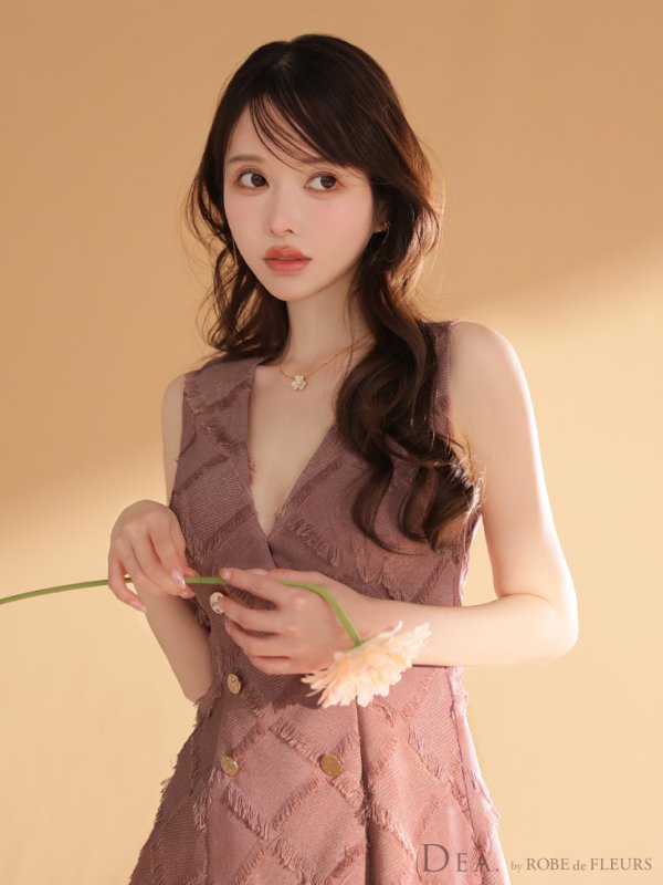 モカブラウン モデル：ゆめ　身長：160cm　着用サイズ：Sサイズ