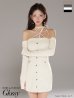 ホワイト　モデル：ハニ　身長：162cm　着用サイズ：Sサイズ